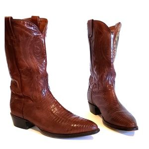 Dan Post Lizzard Cowboy Boots